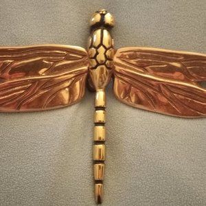 Brass Dragonfly Door Knocker